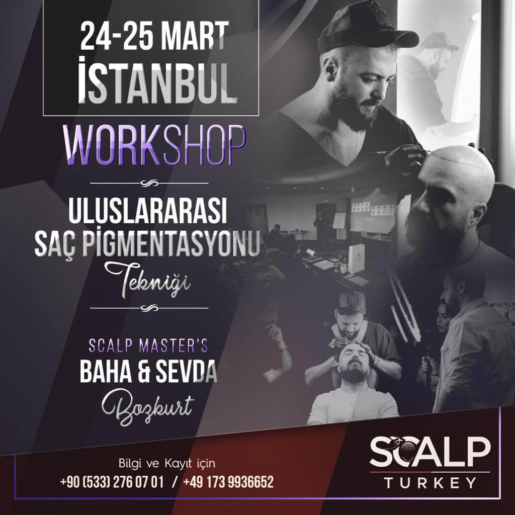 24-25 Mart 2023 İstanbul Workshop | Scalp Turkey